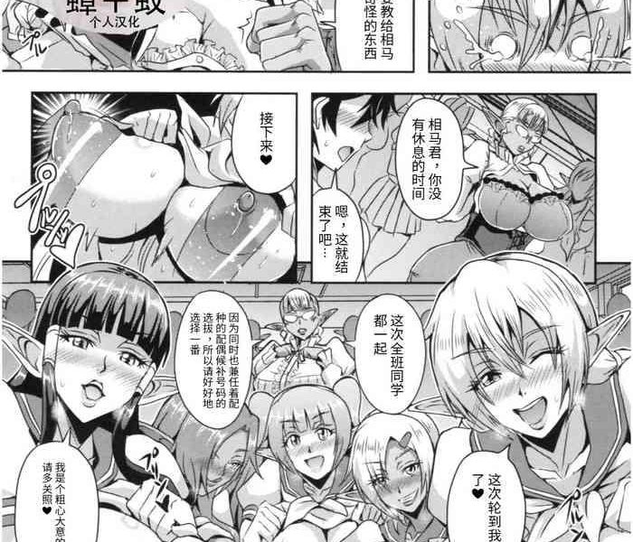 elf harem academia cover